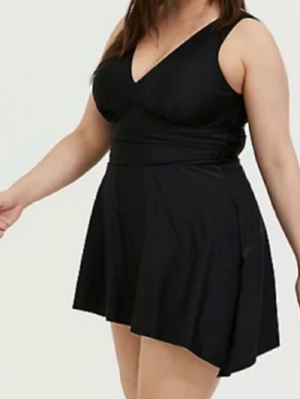 Torrid Black Fitted  One piece Swimsuit -size 1